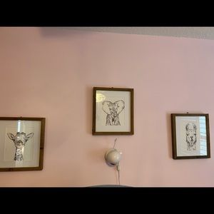Nursery wall decor - animals